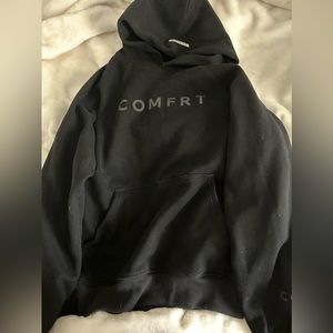 Black Tranquil Comfrt Hoodie